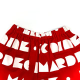 Letter Shorts (Red)