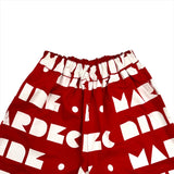 Letter Wide Pants (Red)