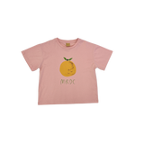 Orange T-Shirt (Pink, Kid / Adult)