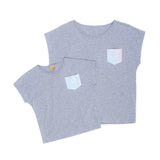 [Organic] Rainbow Pocket T-Shirt (Adult / Family)