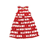 Letter Dress (Red)